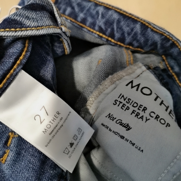 Mother Insider Crop Step Fray Jeans - Picture 5 of 7
